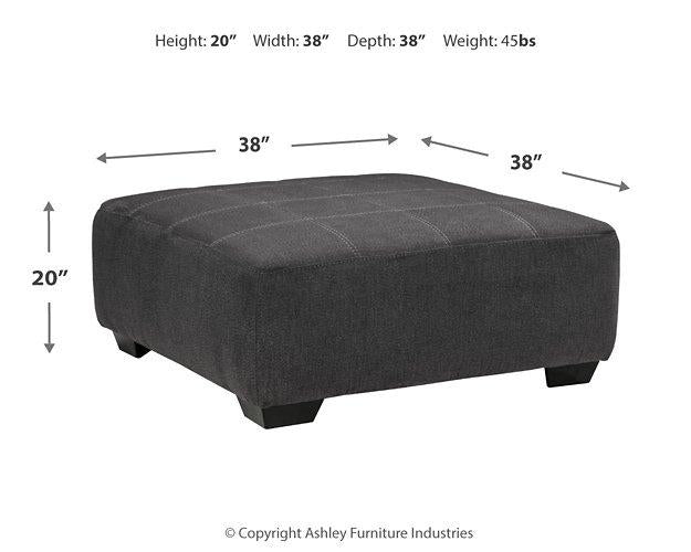 Ambee Oversized Accent Ottoman