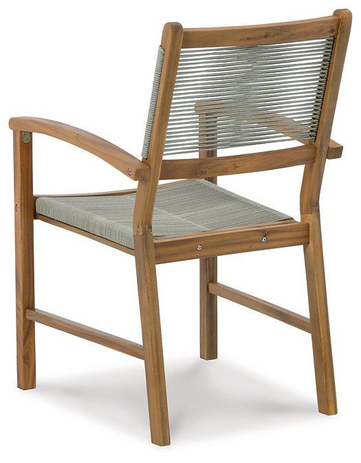 Janiyah Outdoor Dining Arm Chair (Set of 2)